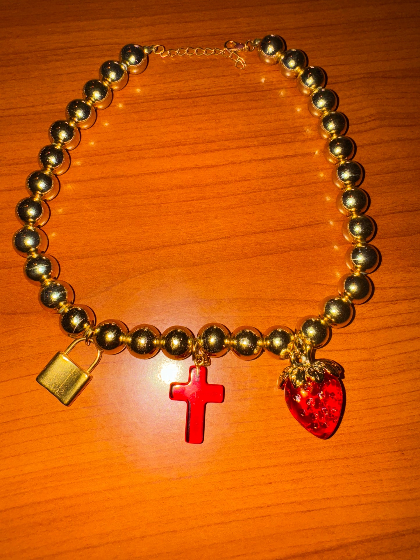 Collana balls oro