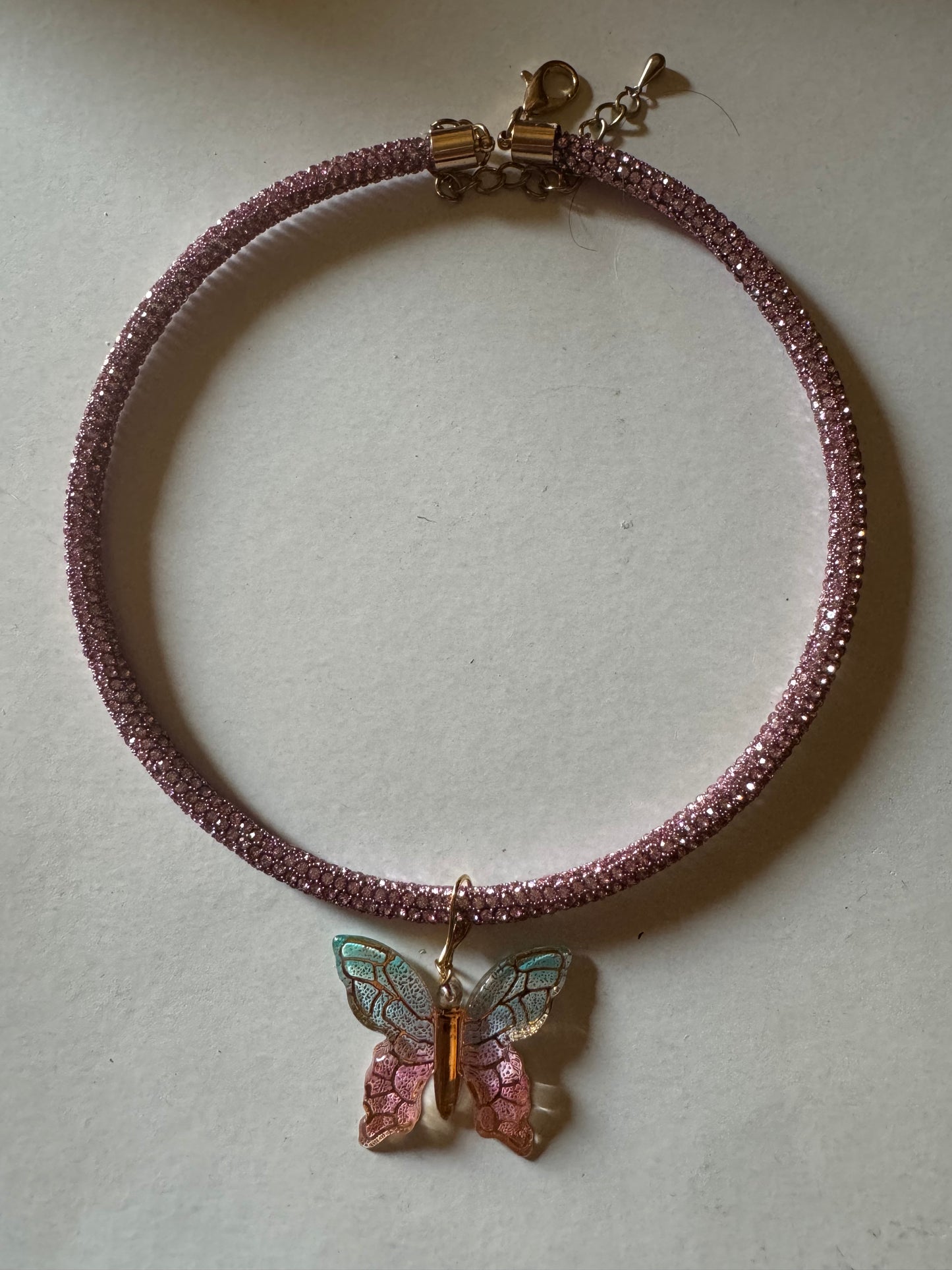 Collana farfalla rigida Handmade