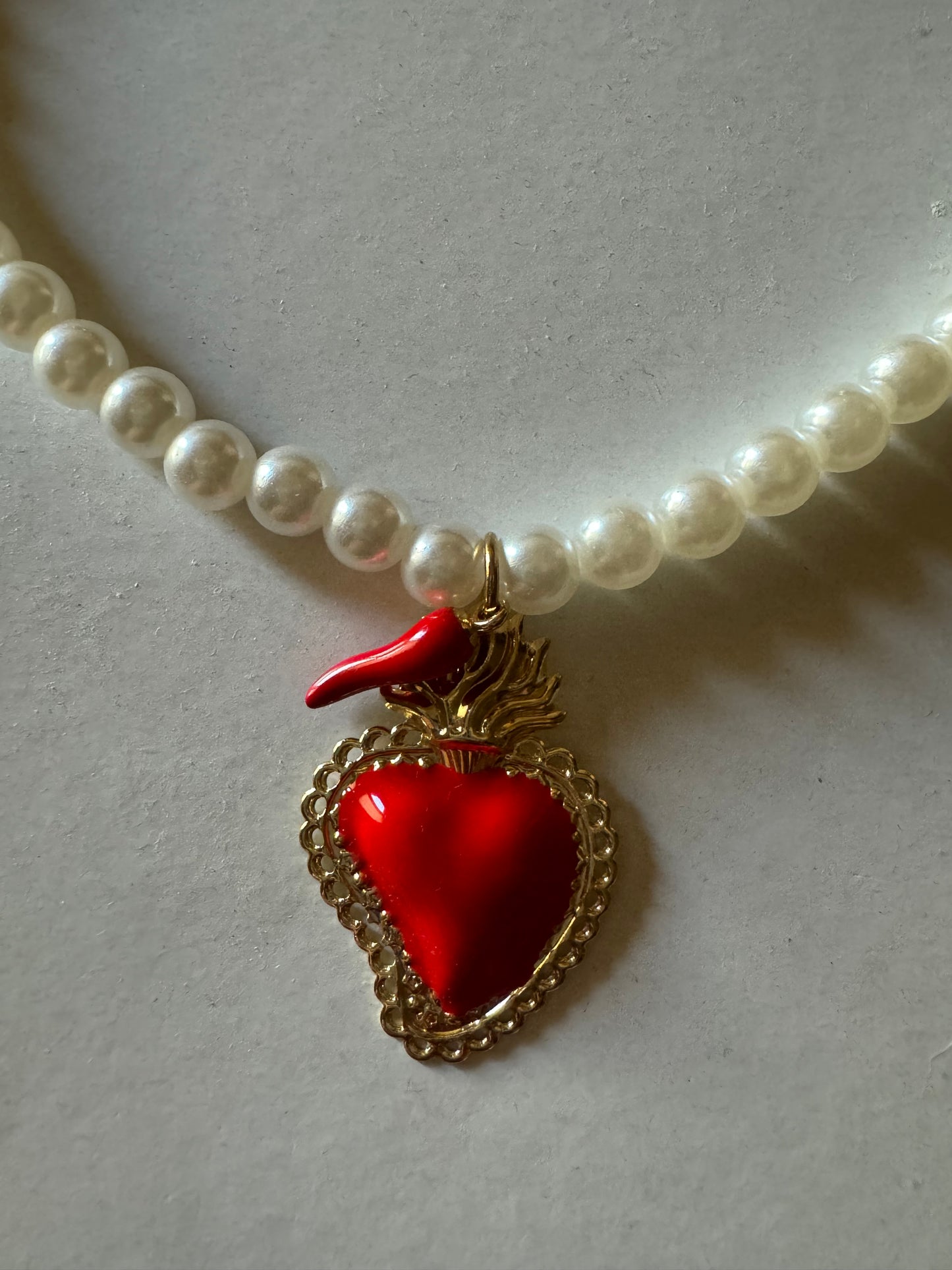 Colla cuore sacro Handmade