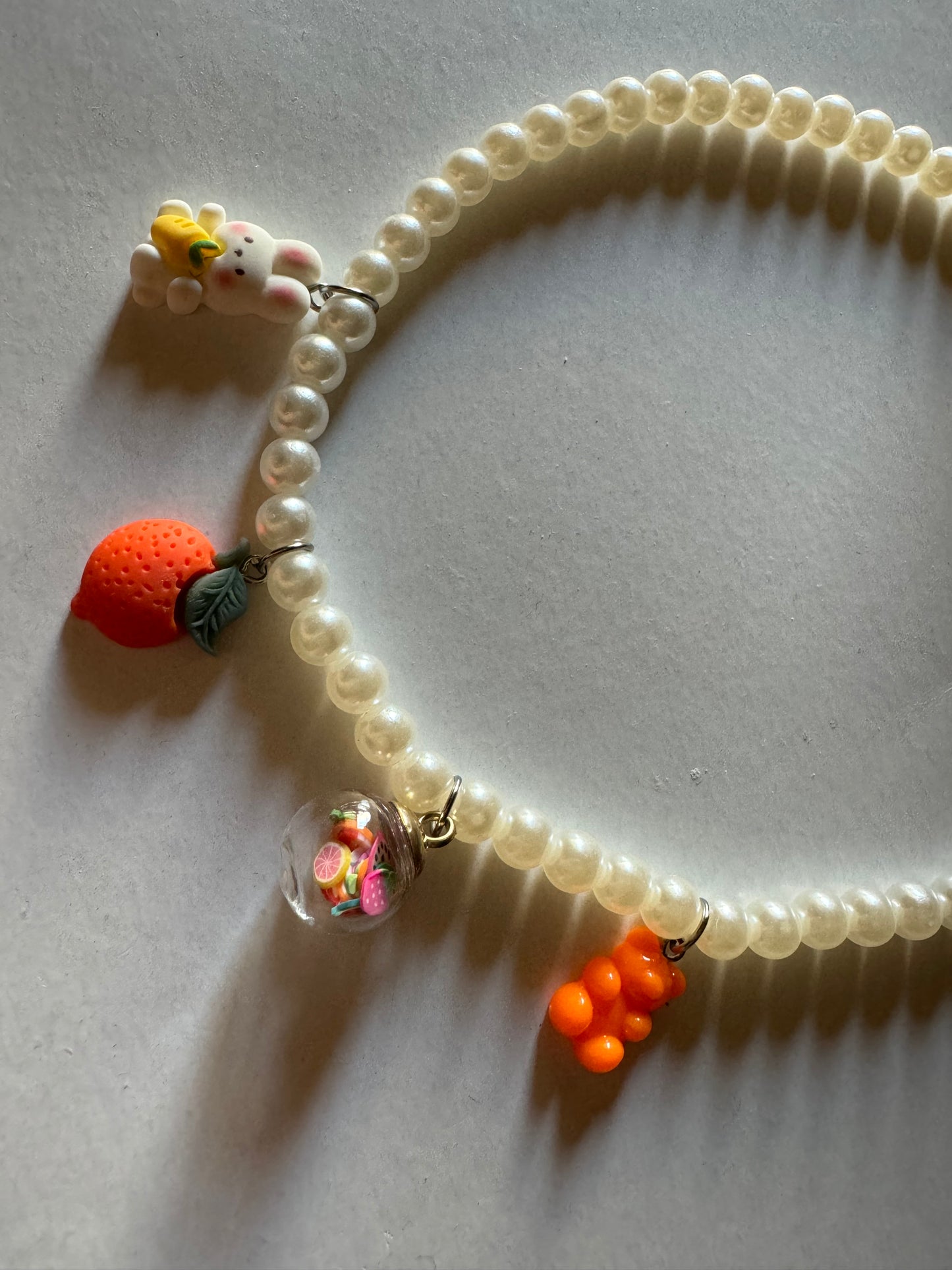 Collana orange Handmade