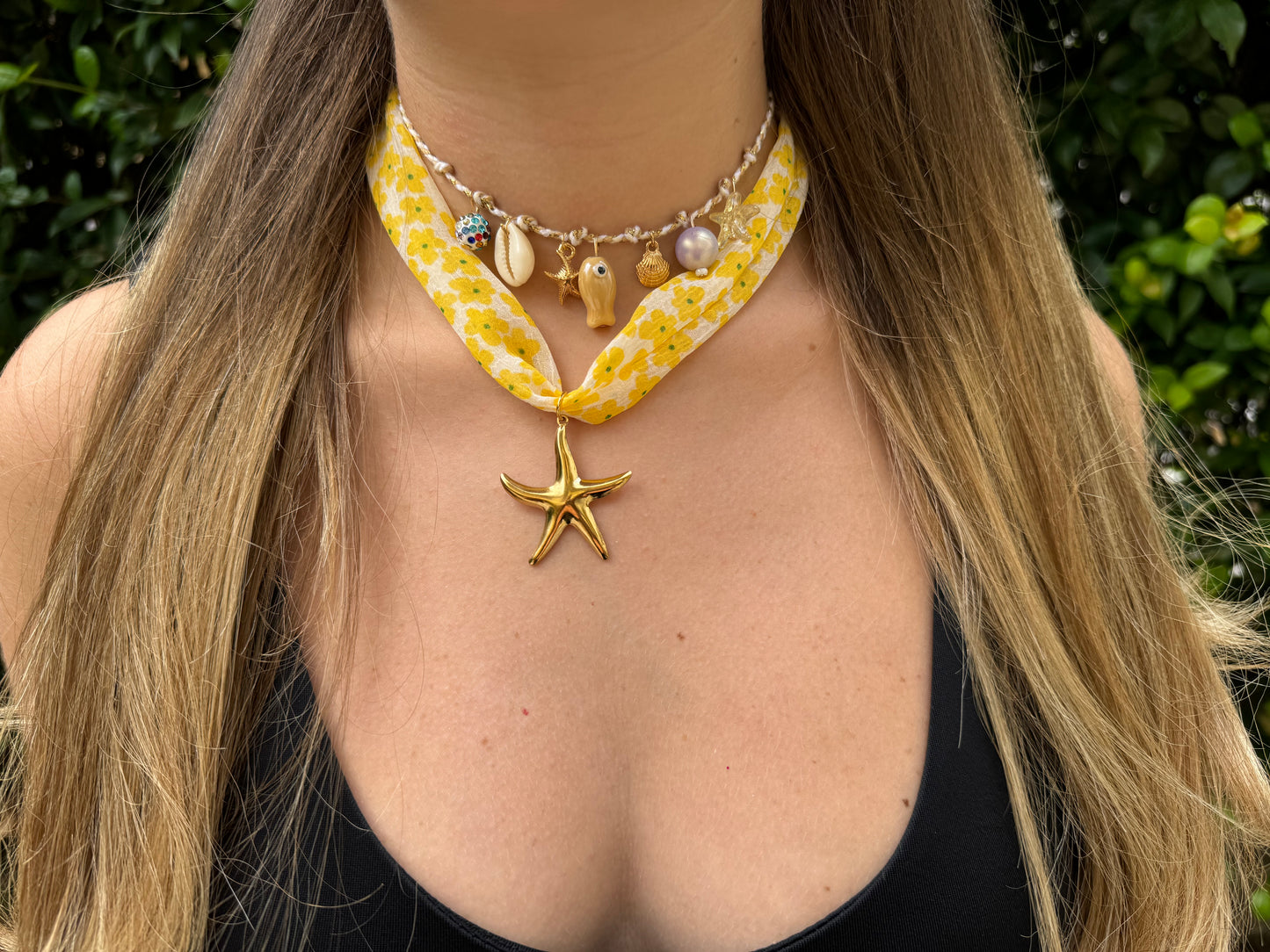 Combo choker e orecchini