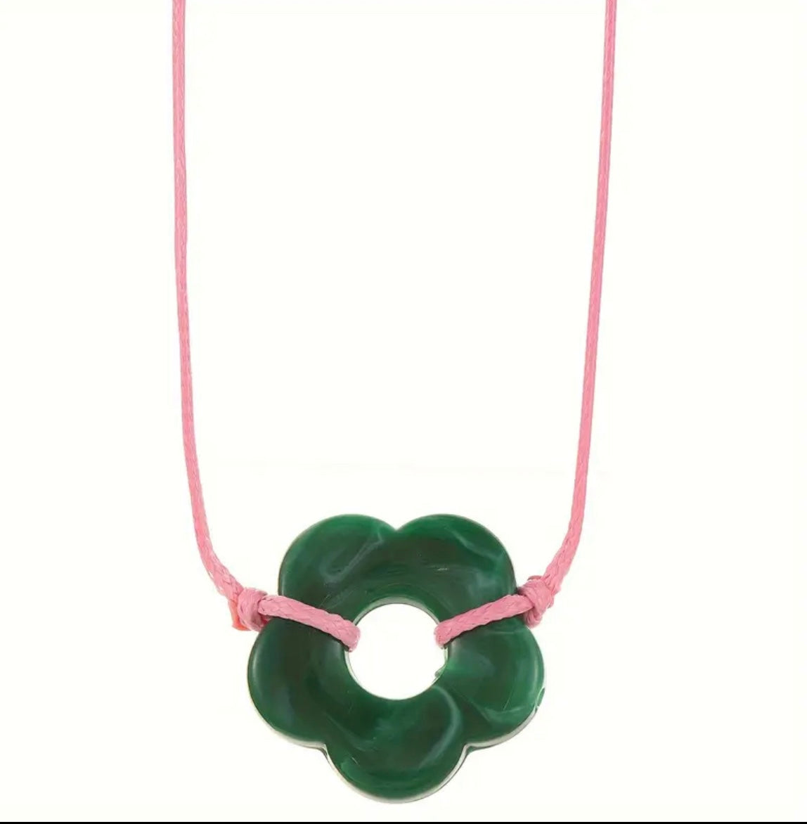 Collana fiore regolabile