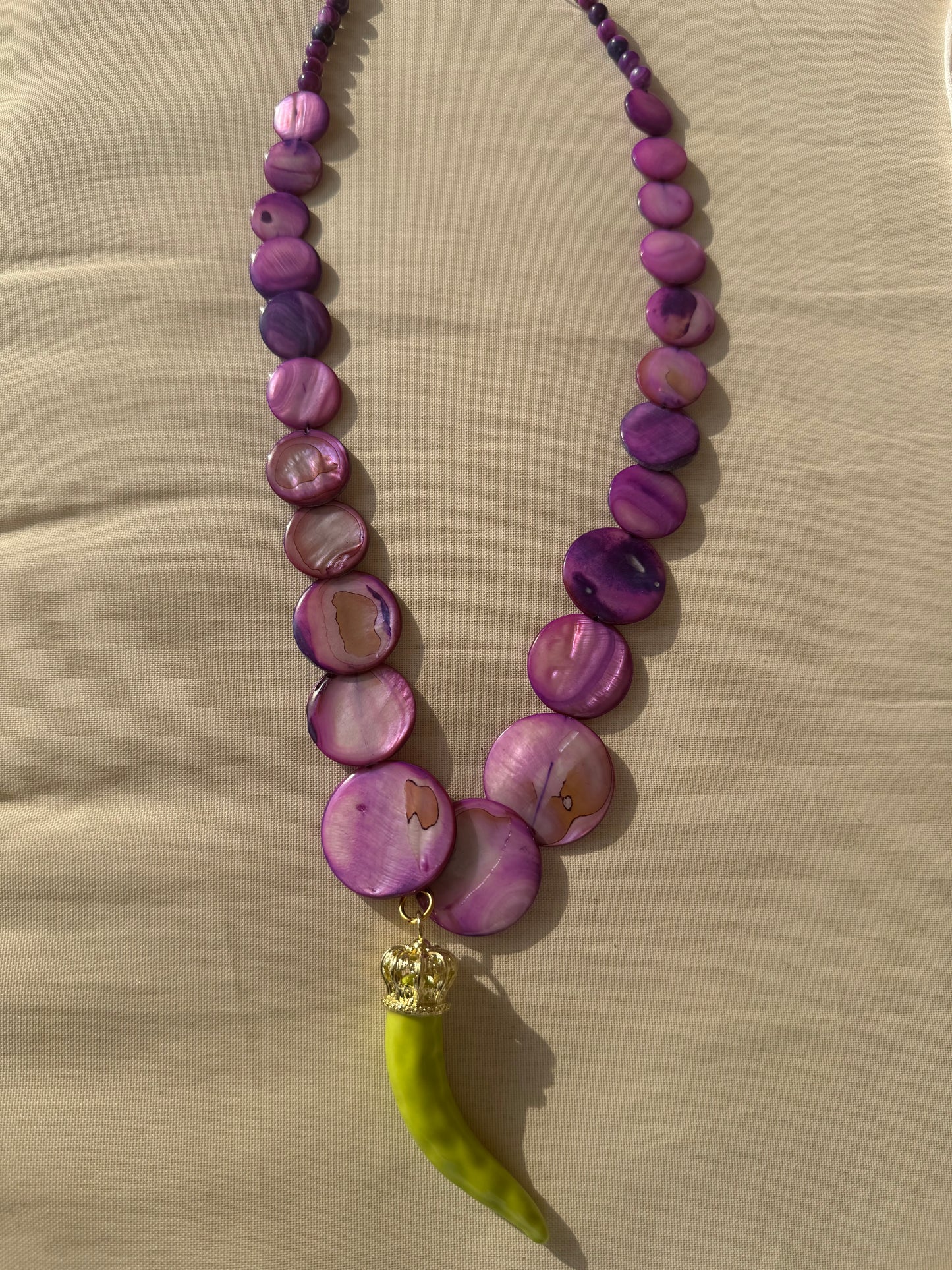 Collana Purple lime