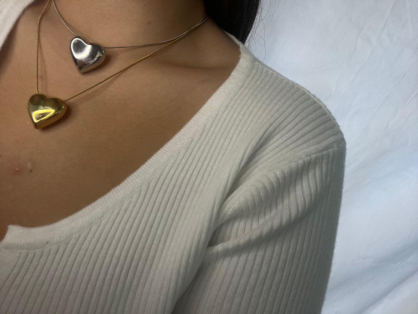 Collana single heart