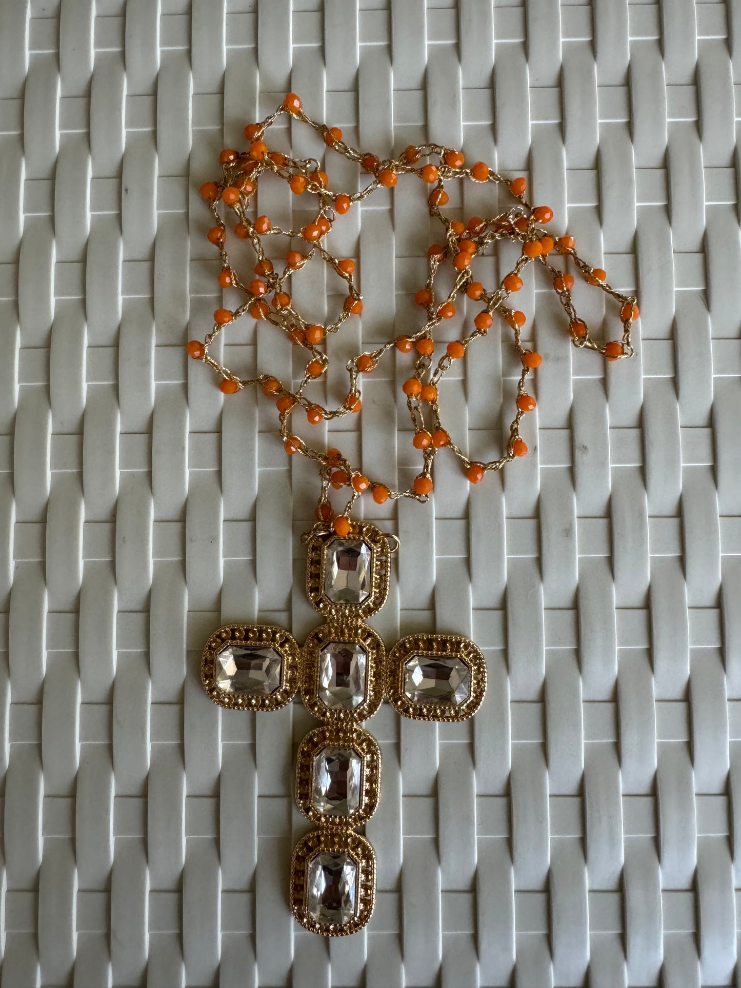 Collana Handmade croce big