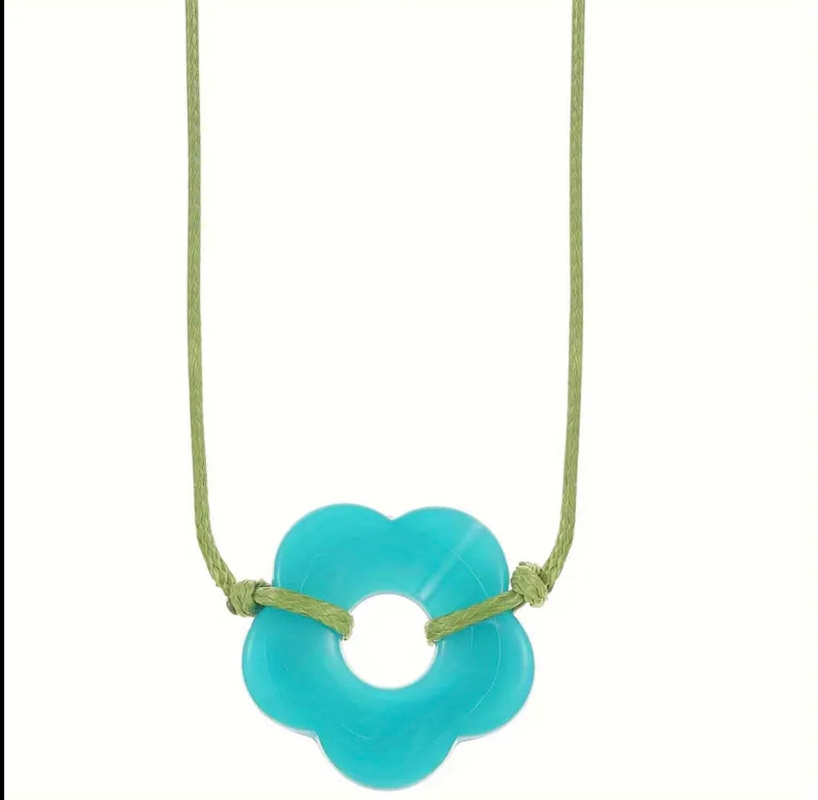 Collana fiore regolabile