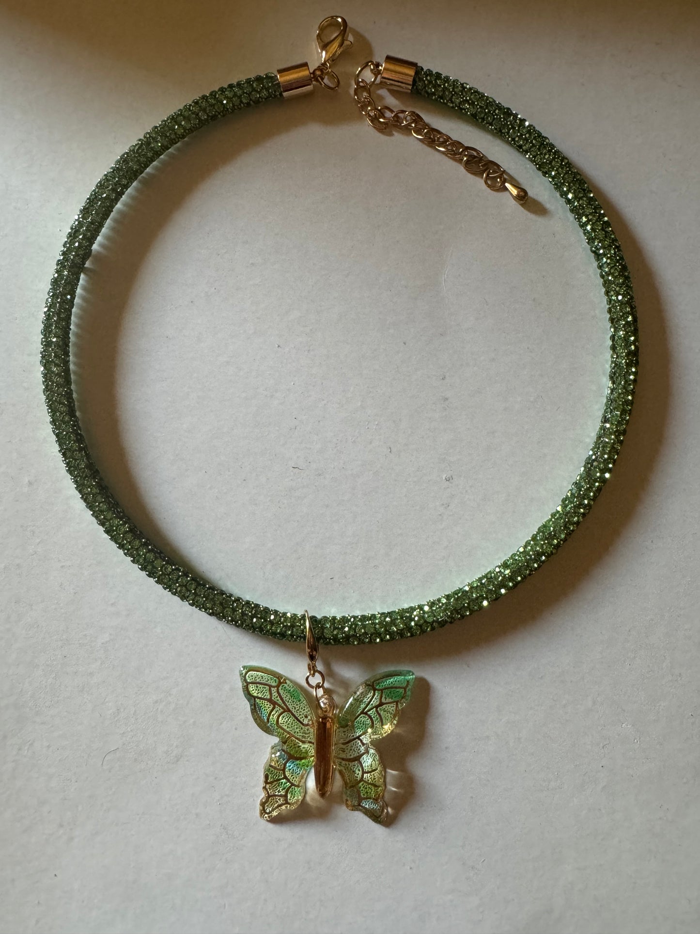 Collana farfalla rigida Handmade