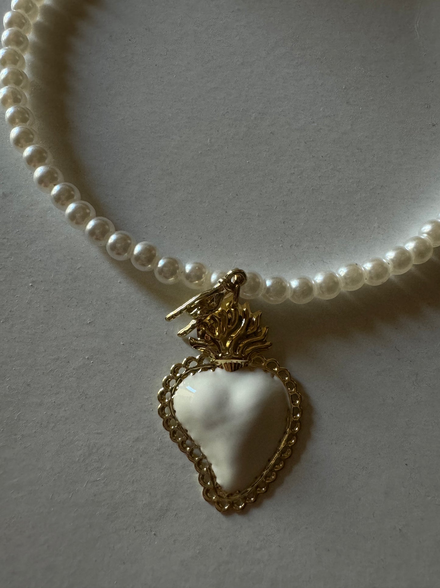 Colla cuore sacro Handmade