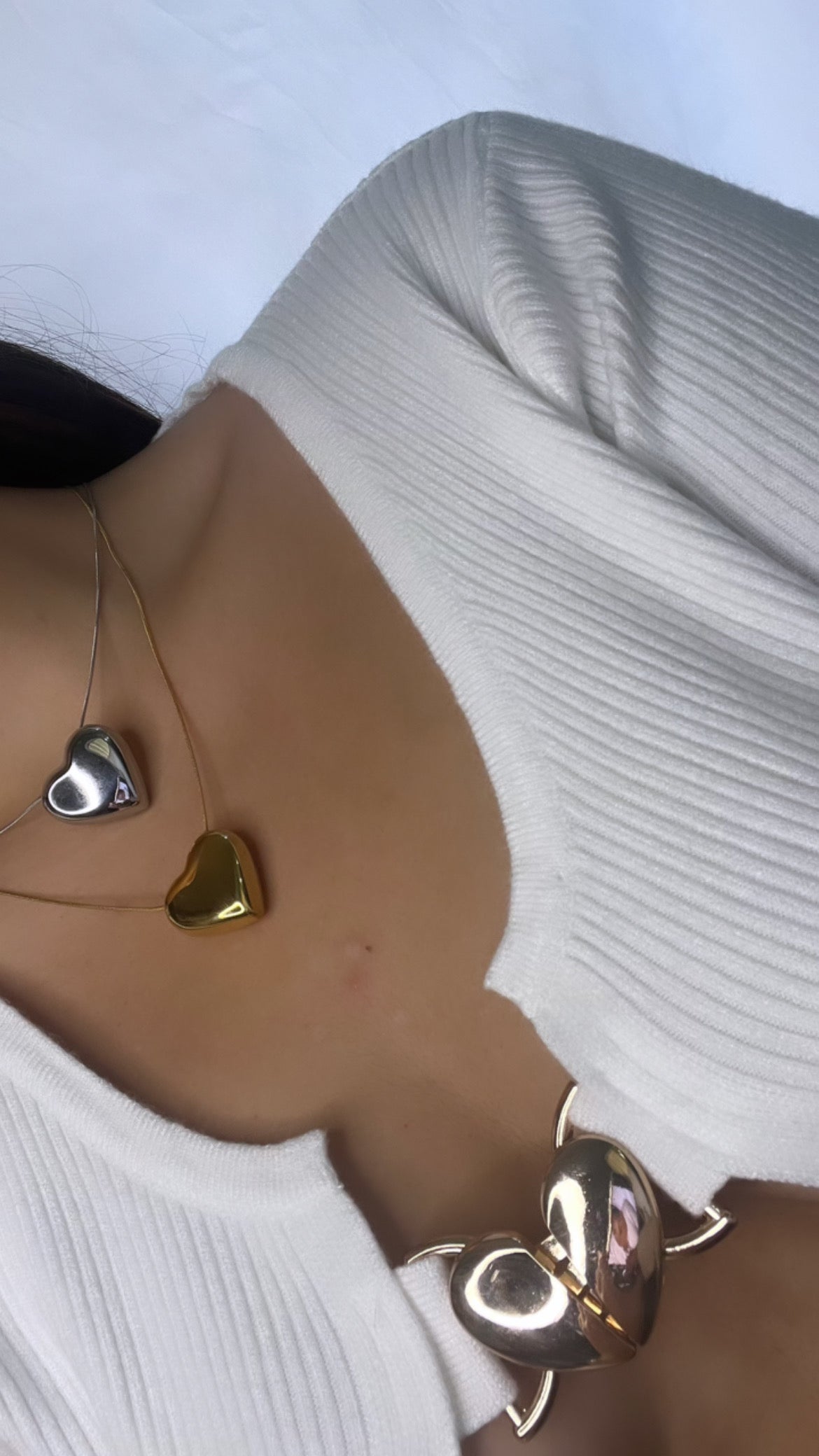 Collana single heart