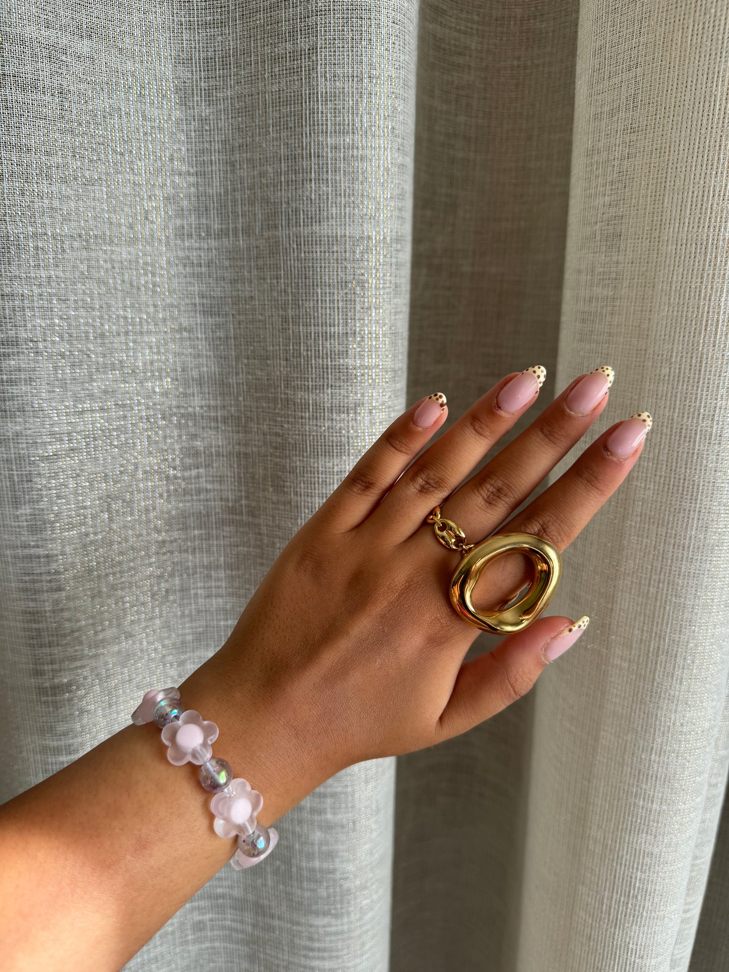 Bracciale pink flower