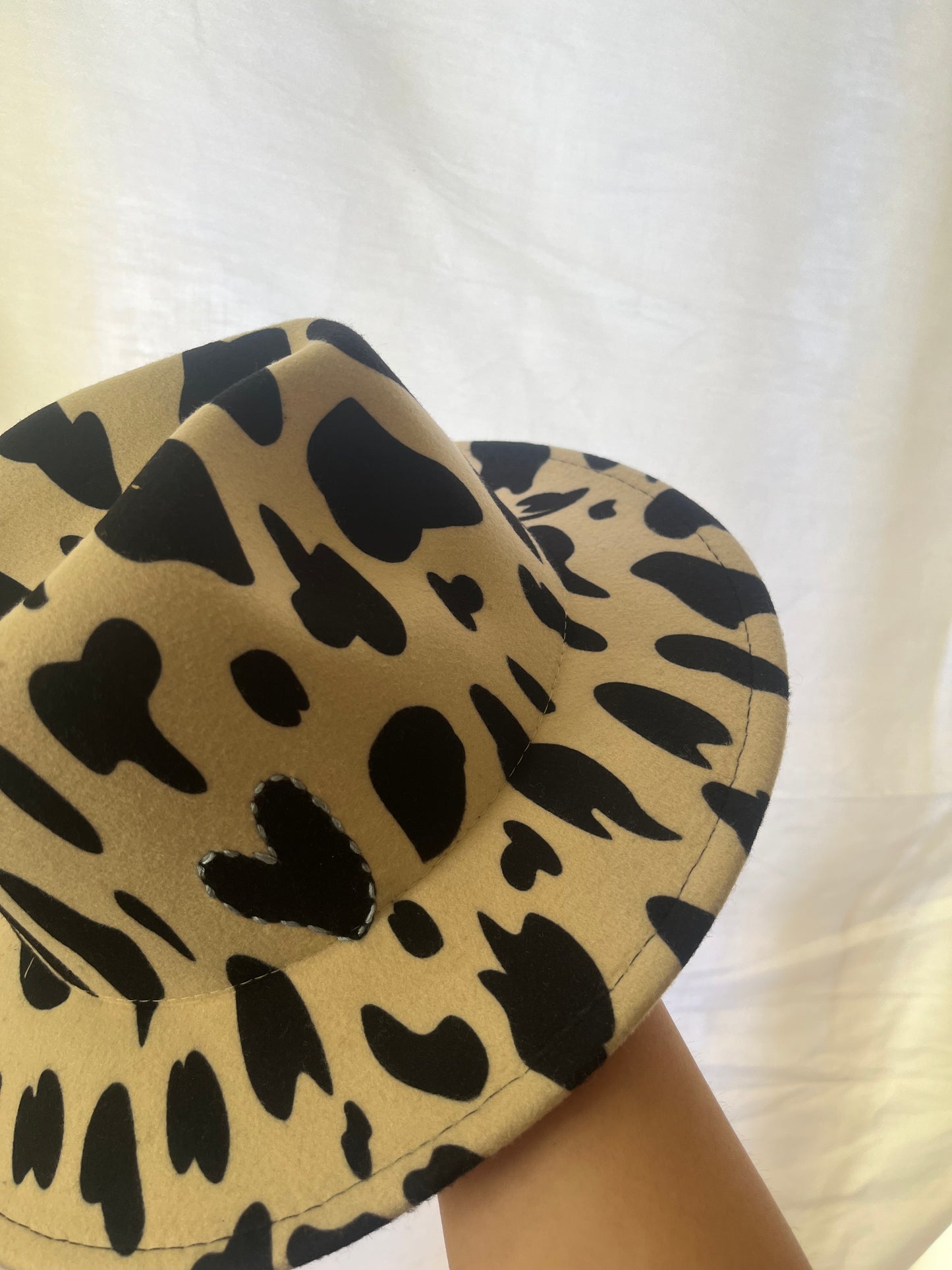 Cappello fedora “cow”