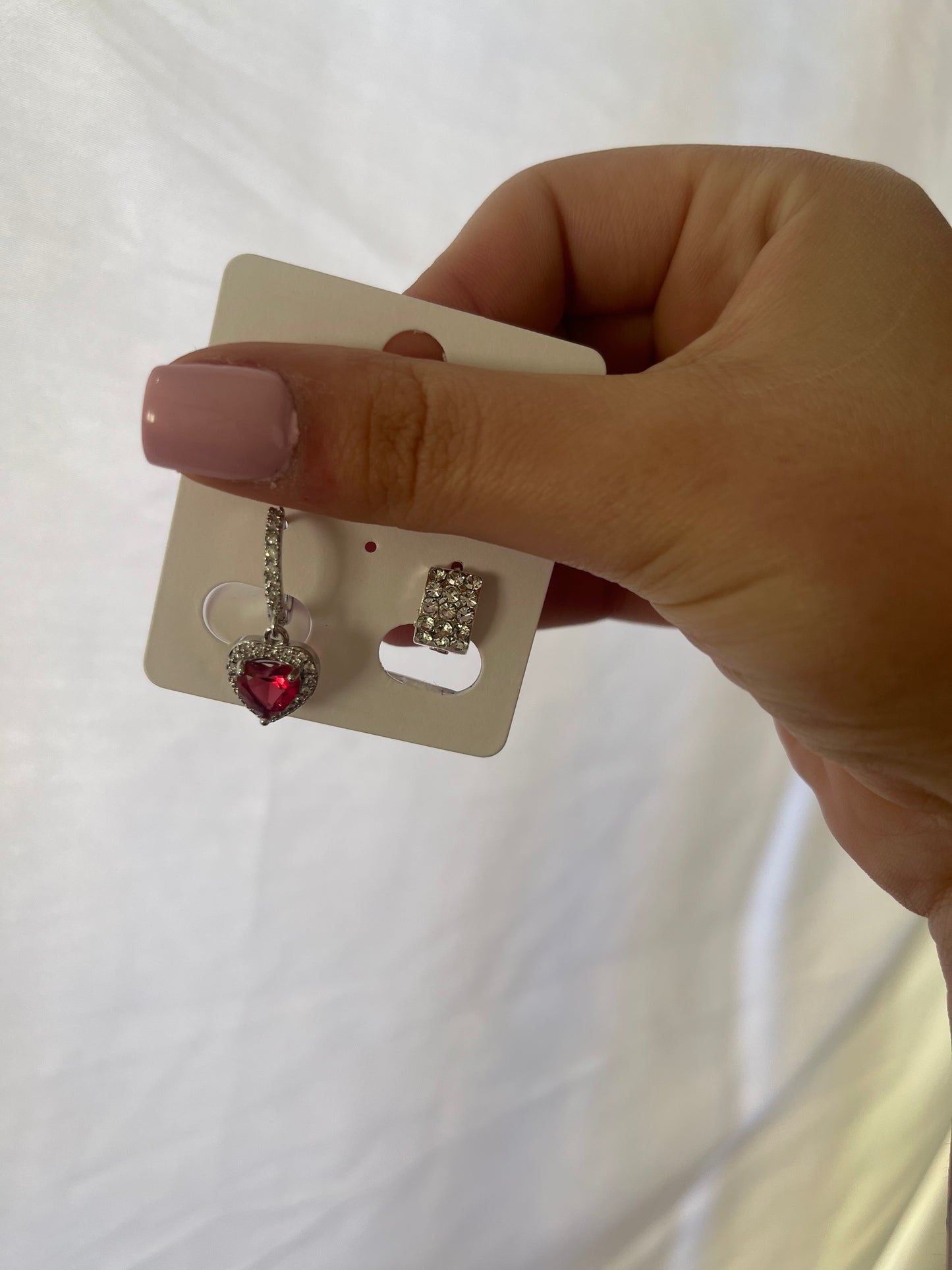 Orecchini diamantini fucsia