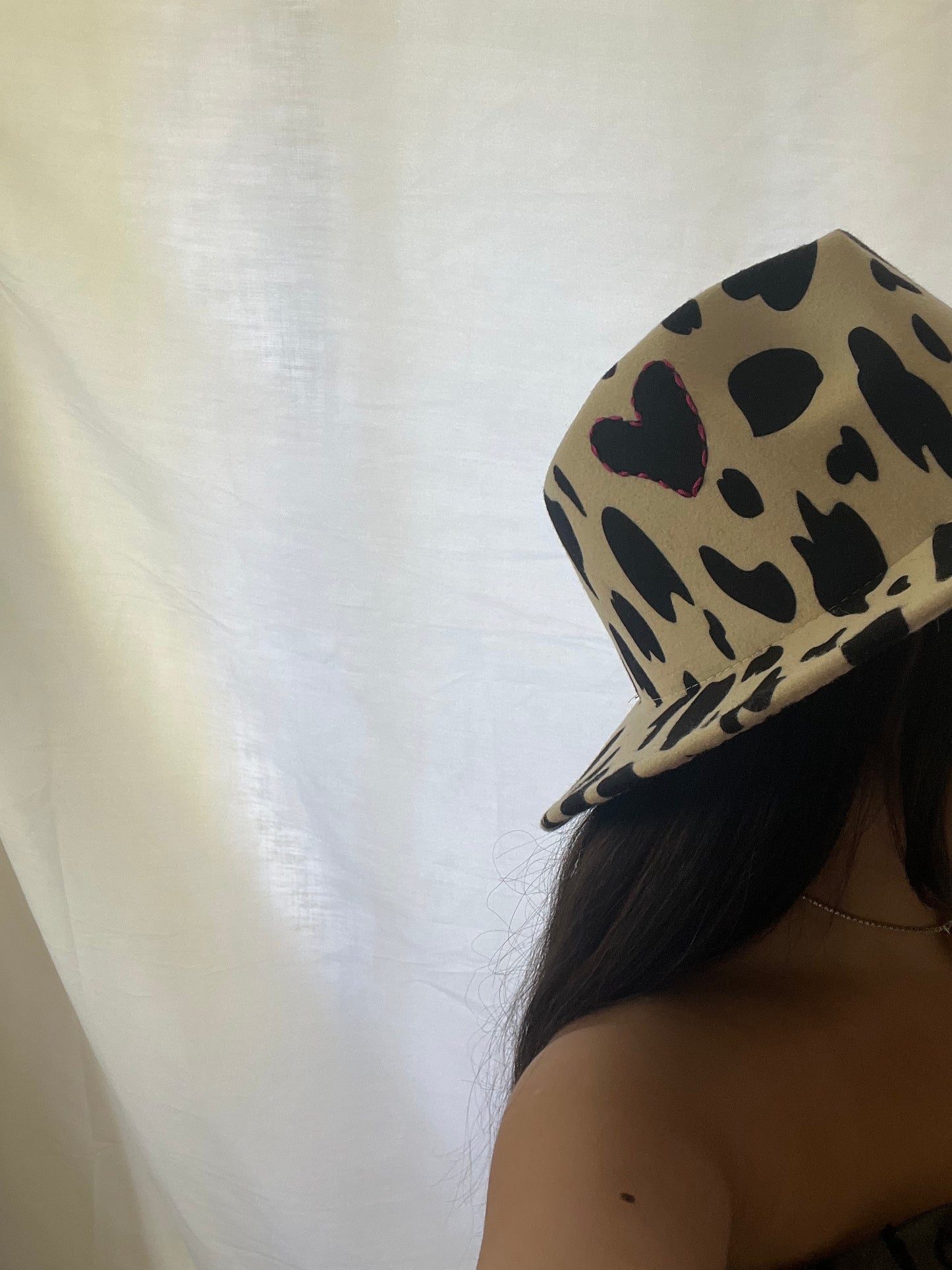Cappello fedora “cow”