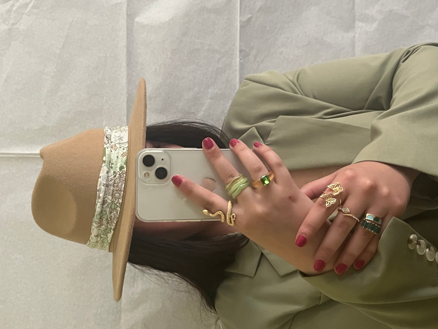 Cappello fedora “peace”