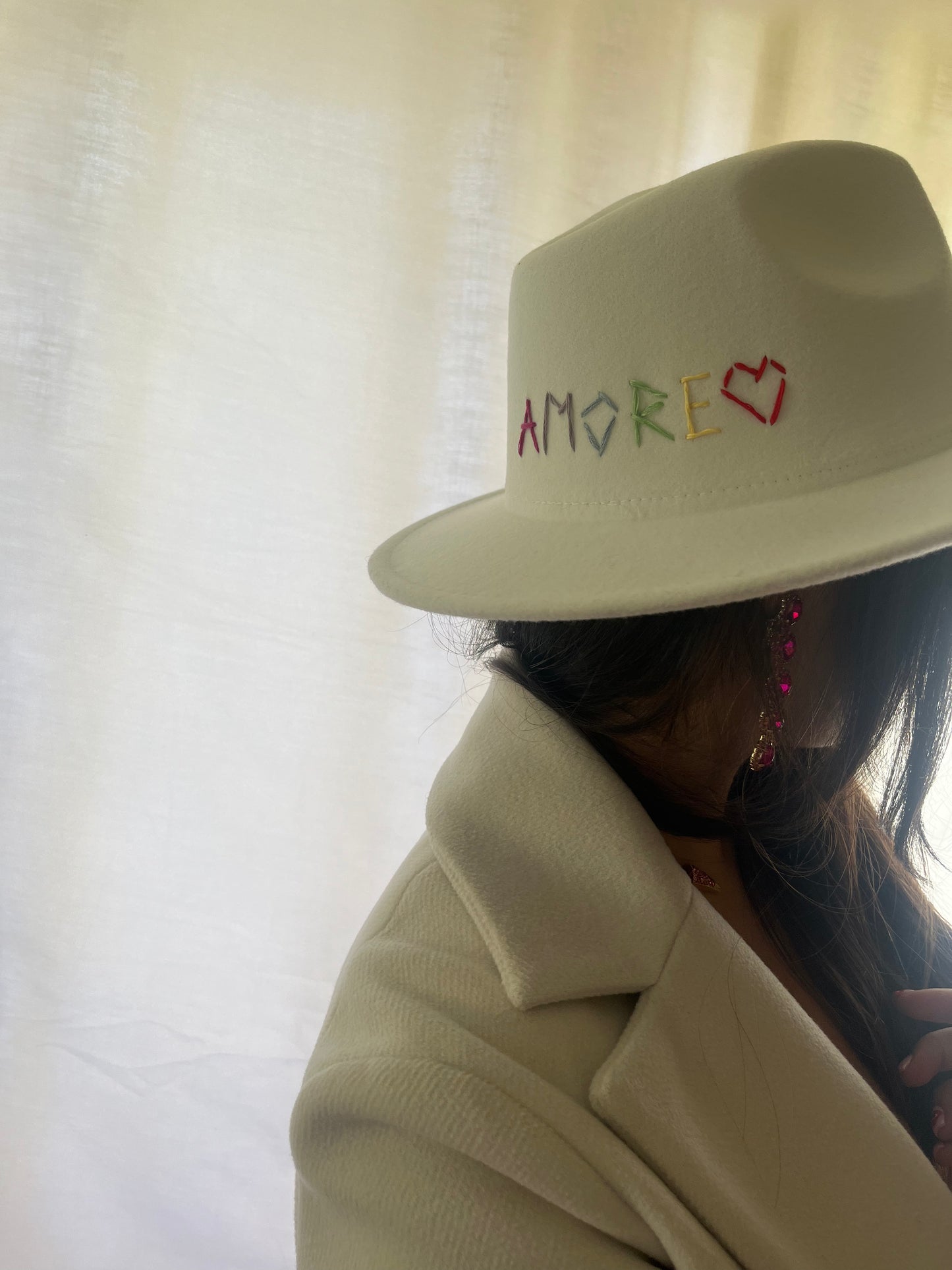 Cappello fedora “amore”