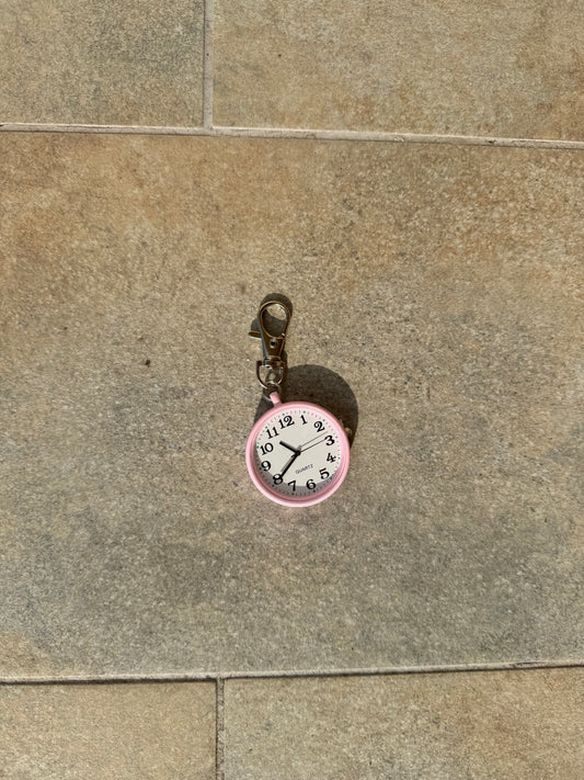 Bag charm o’ clock