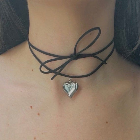 Choker Little bomb argento