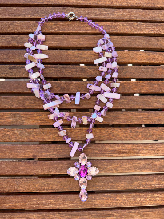 Collana Morena viola