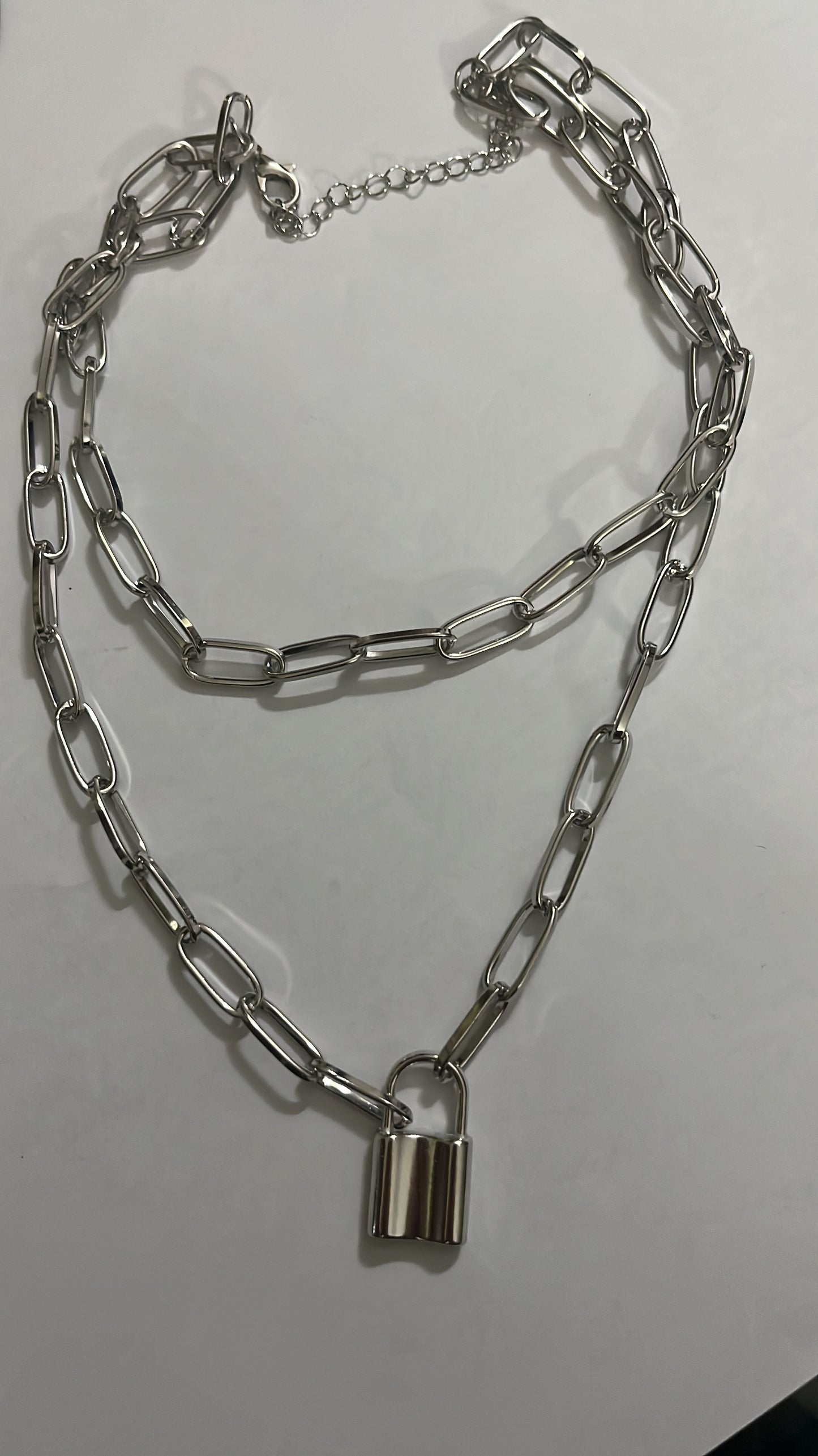 Collana silver lock
