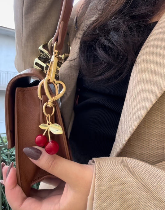 Charms bag cherry