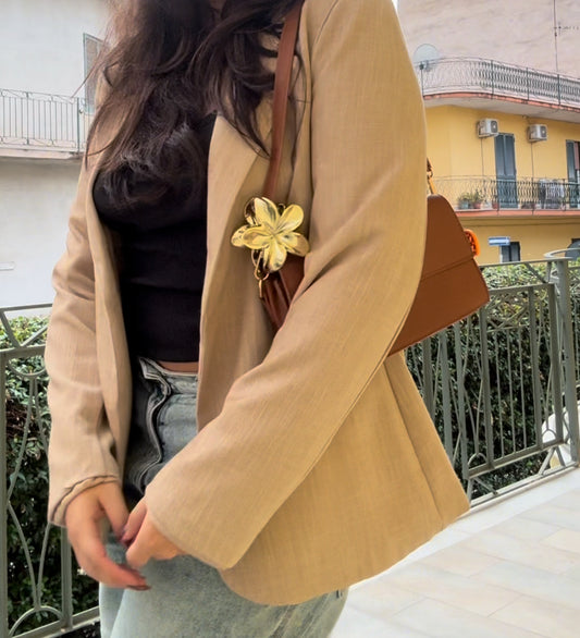 Fiore metal hairclip