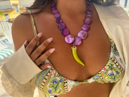 Collana Purple lime