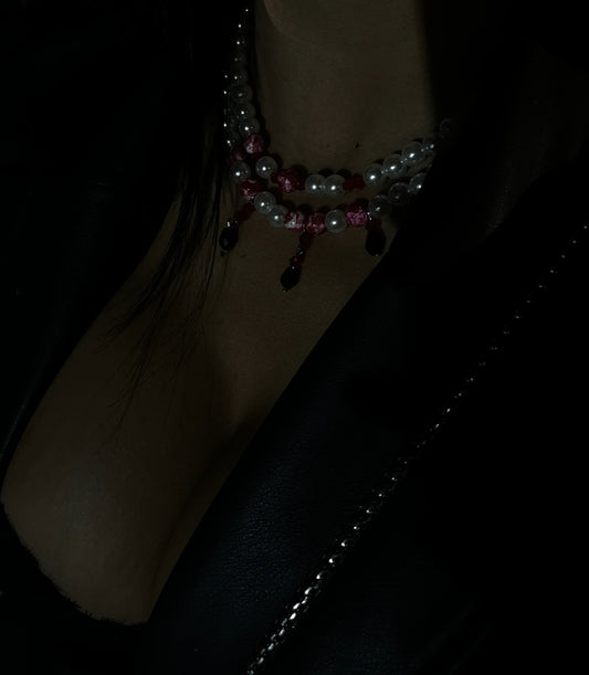 Collana perle e sangue