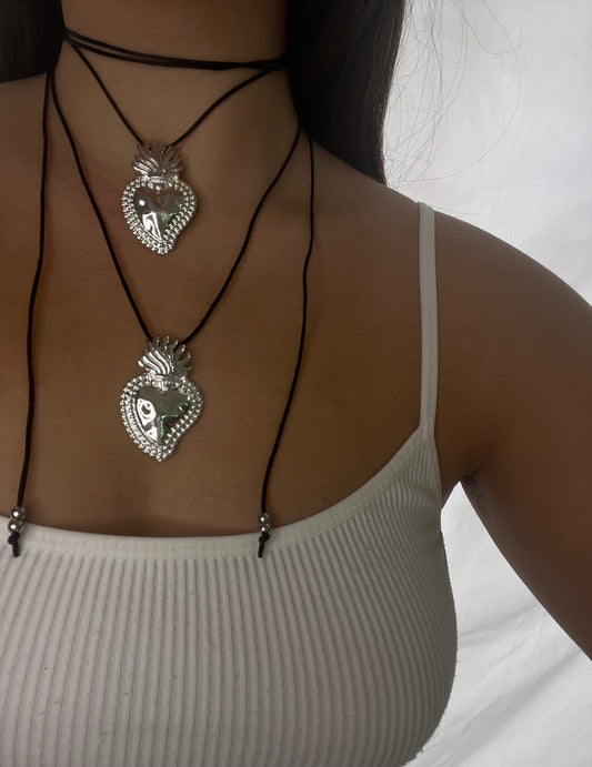 Choker cuore sacro San Gennaro