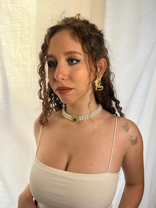 Orecchini “Coccodrillo”