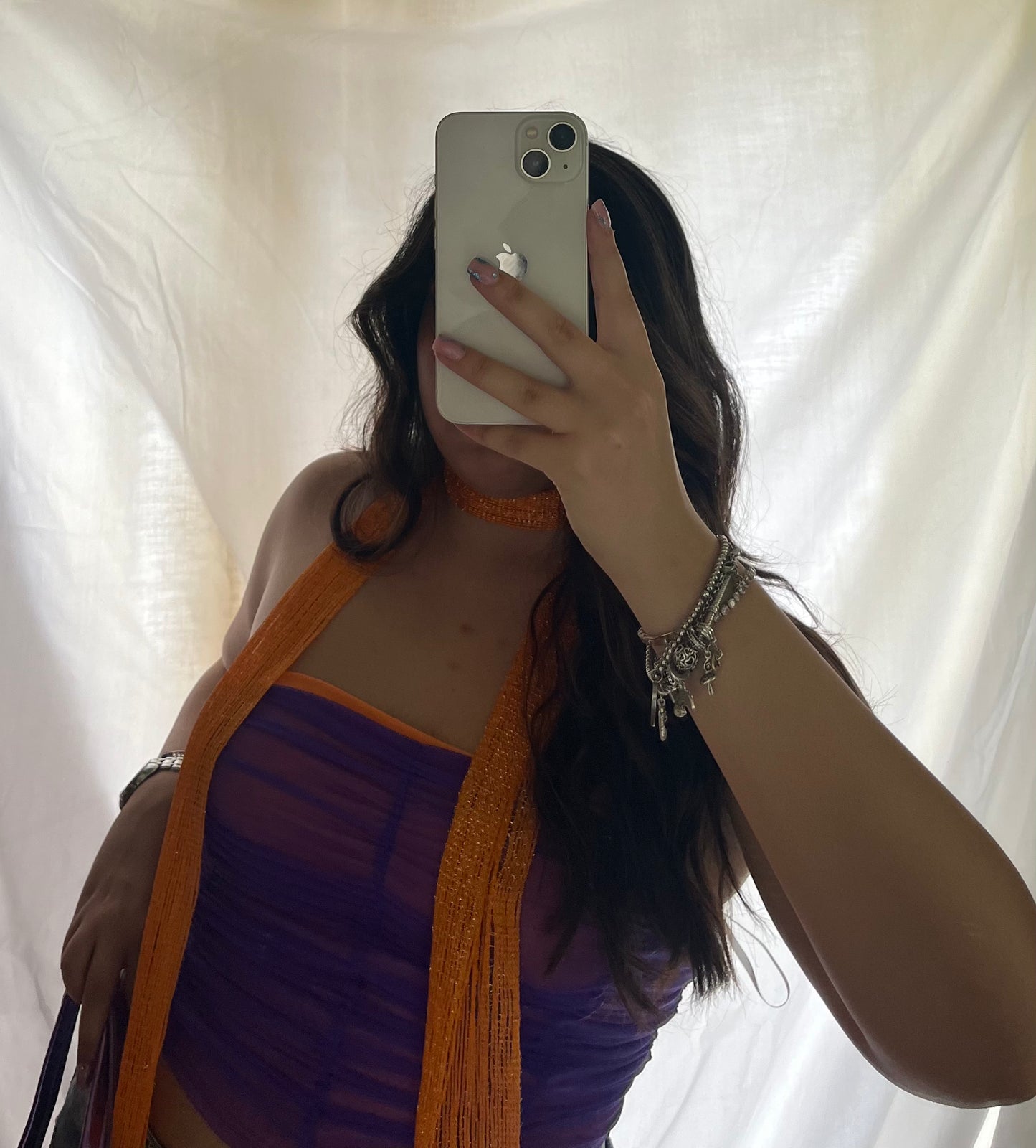 Foulard Peach