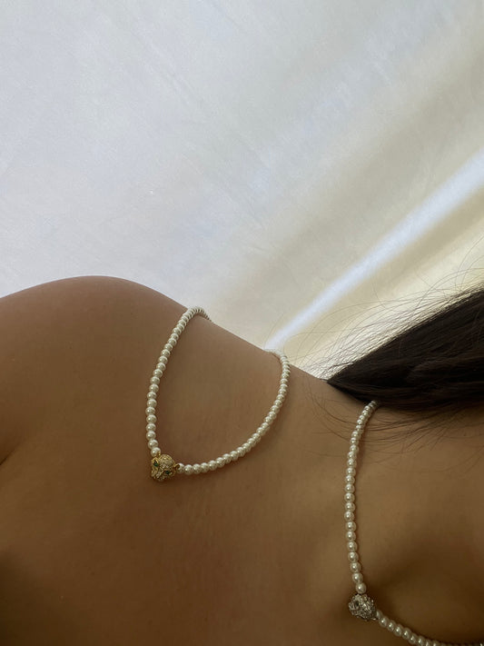 Collana perle “felino”