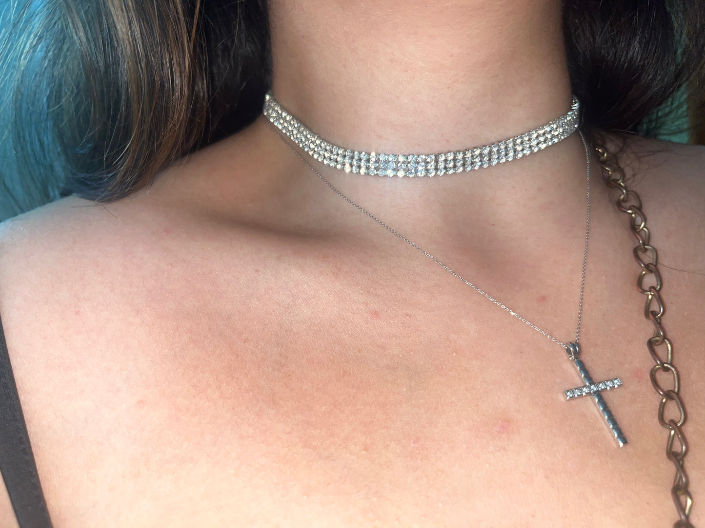 Choker brillantini