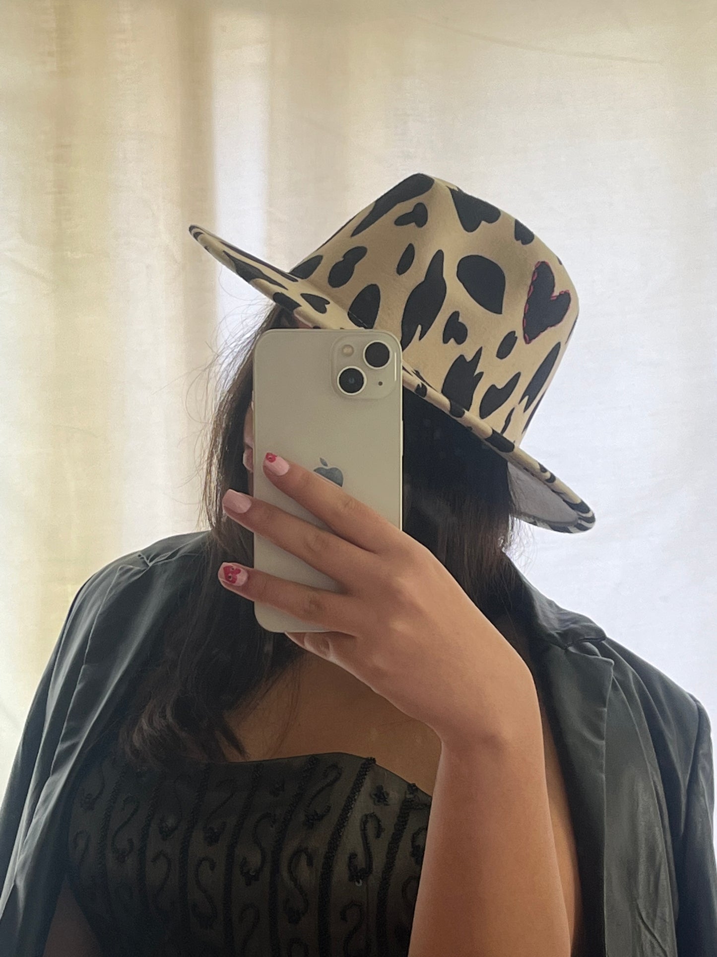 Cappello fedora “cow”