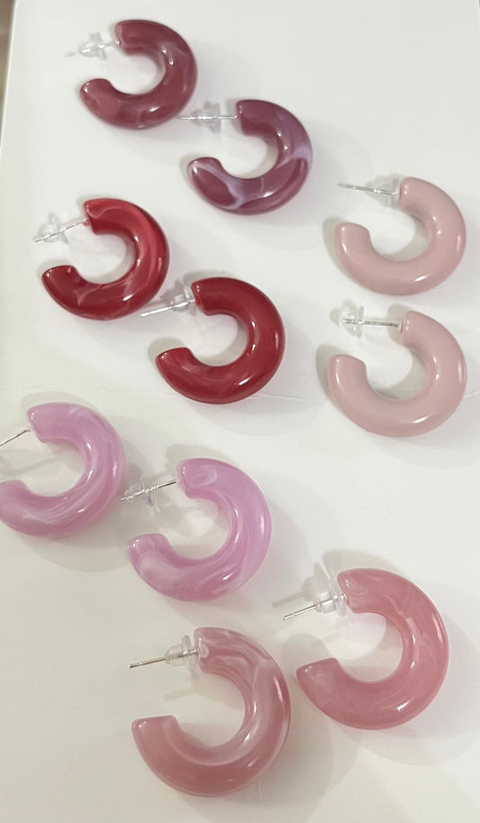 Orecchini “marmo”