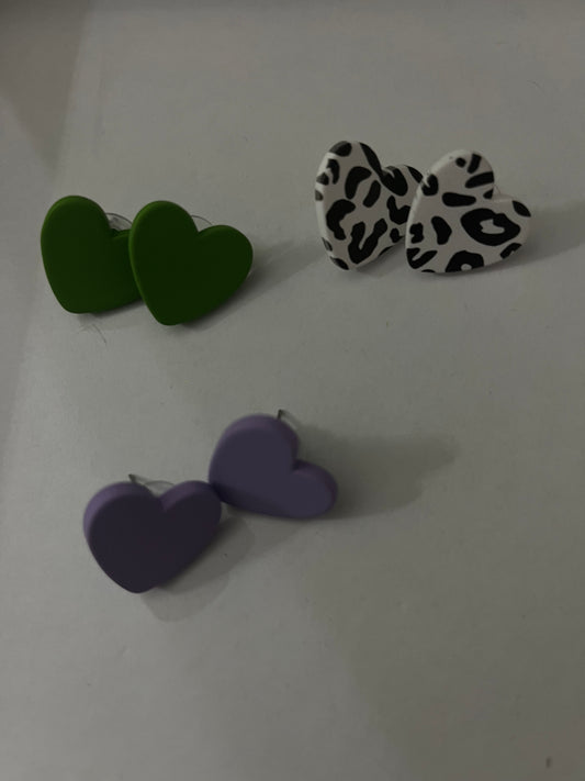 Orecchini a lobo “cuore”