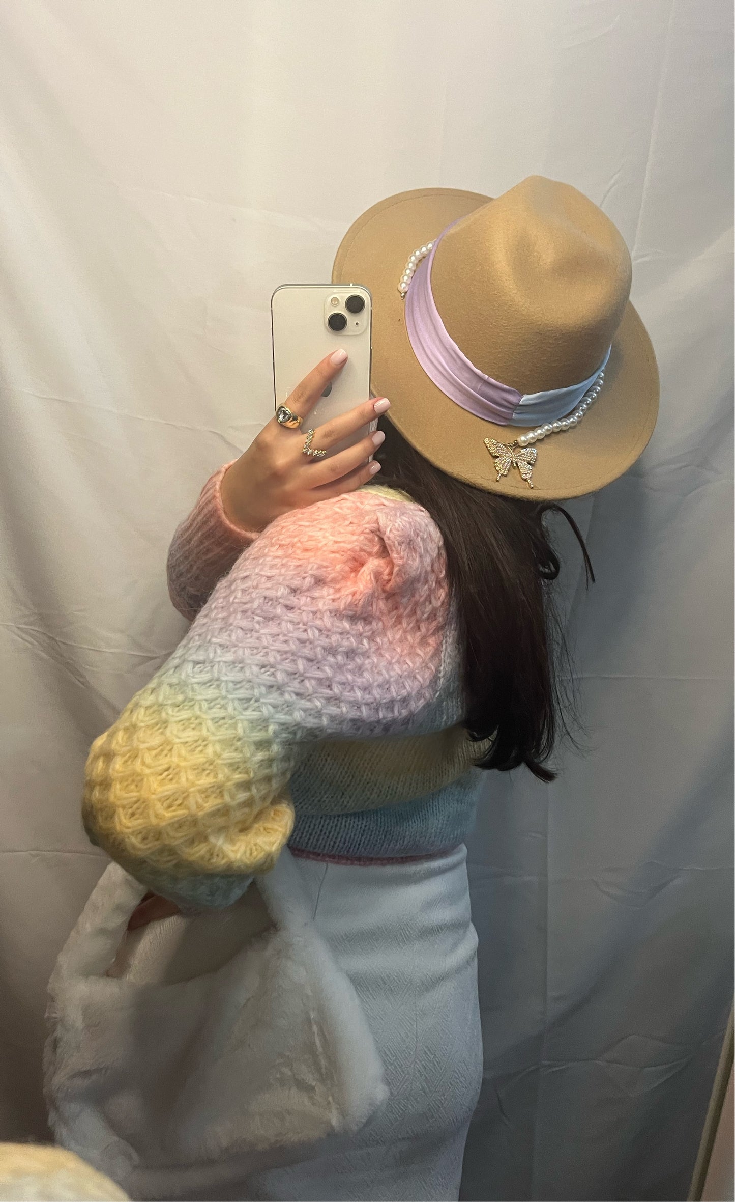 Cappello fedora “butterfly”