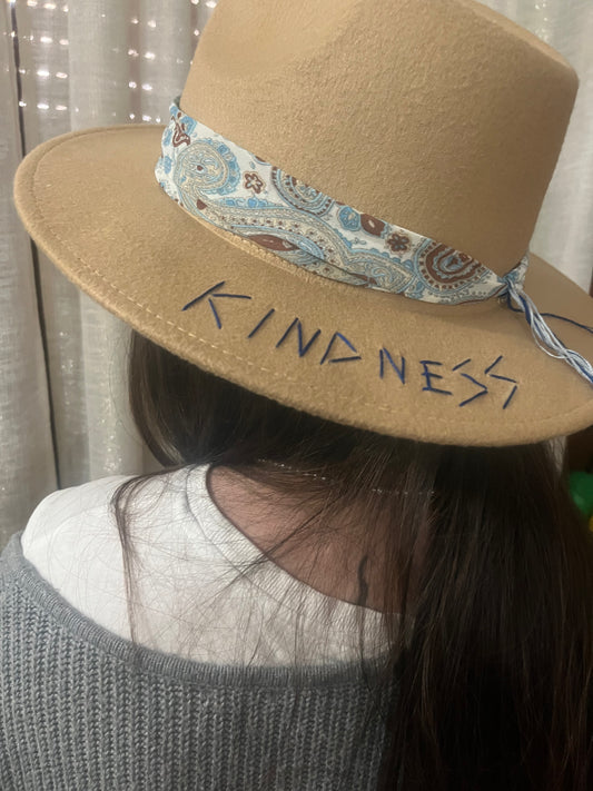 Cappello fedora “kindness”