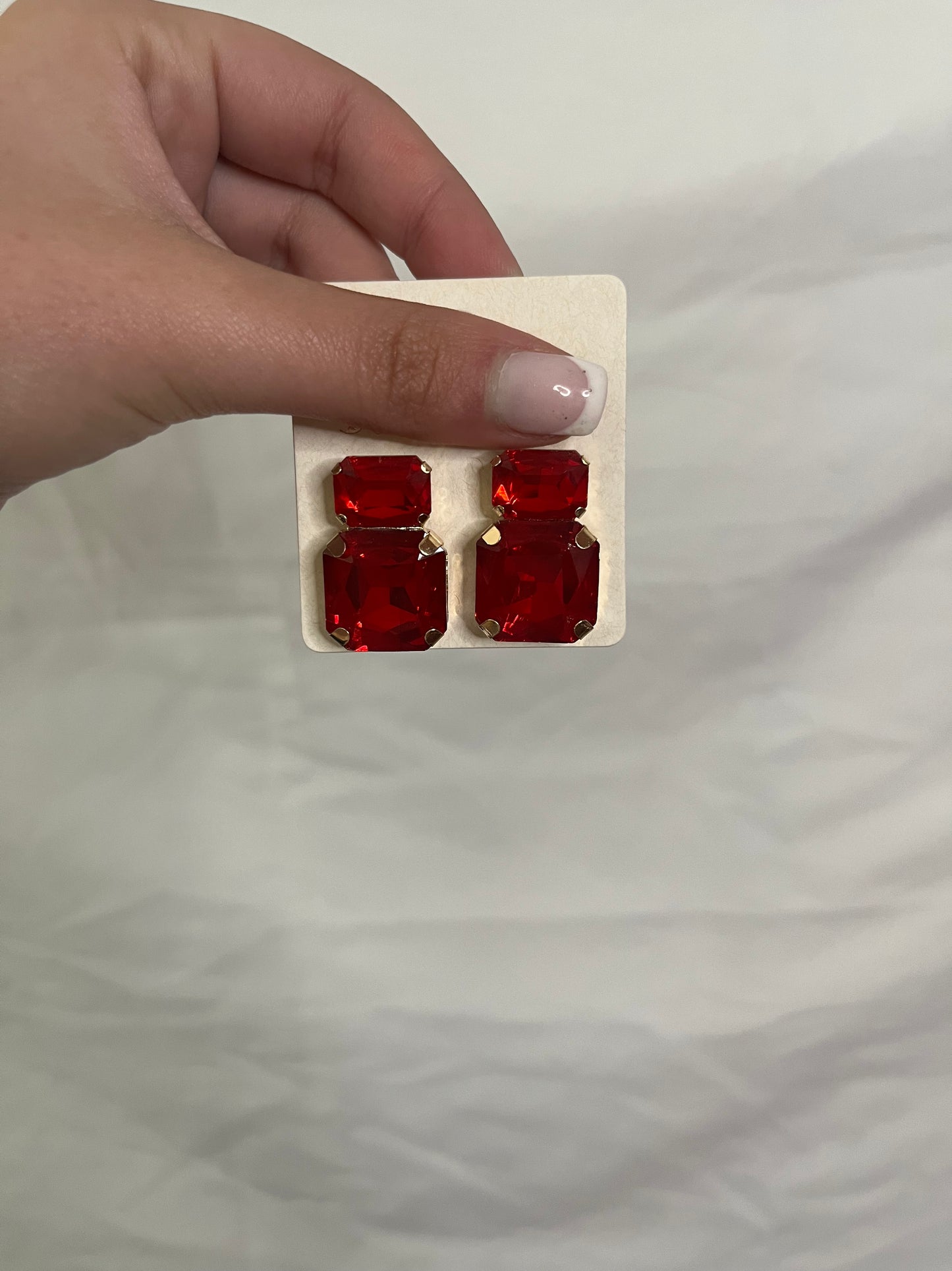Orecchini “ruby”