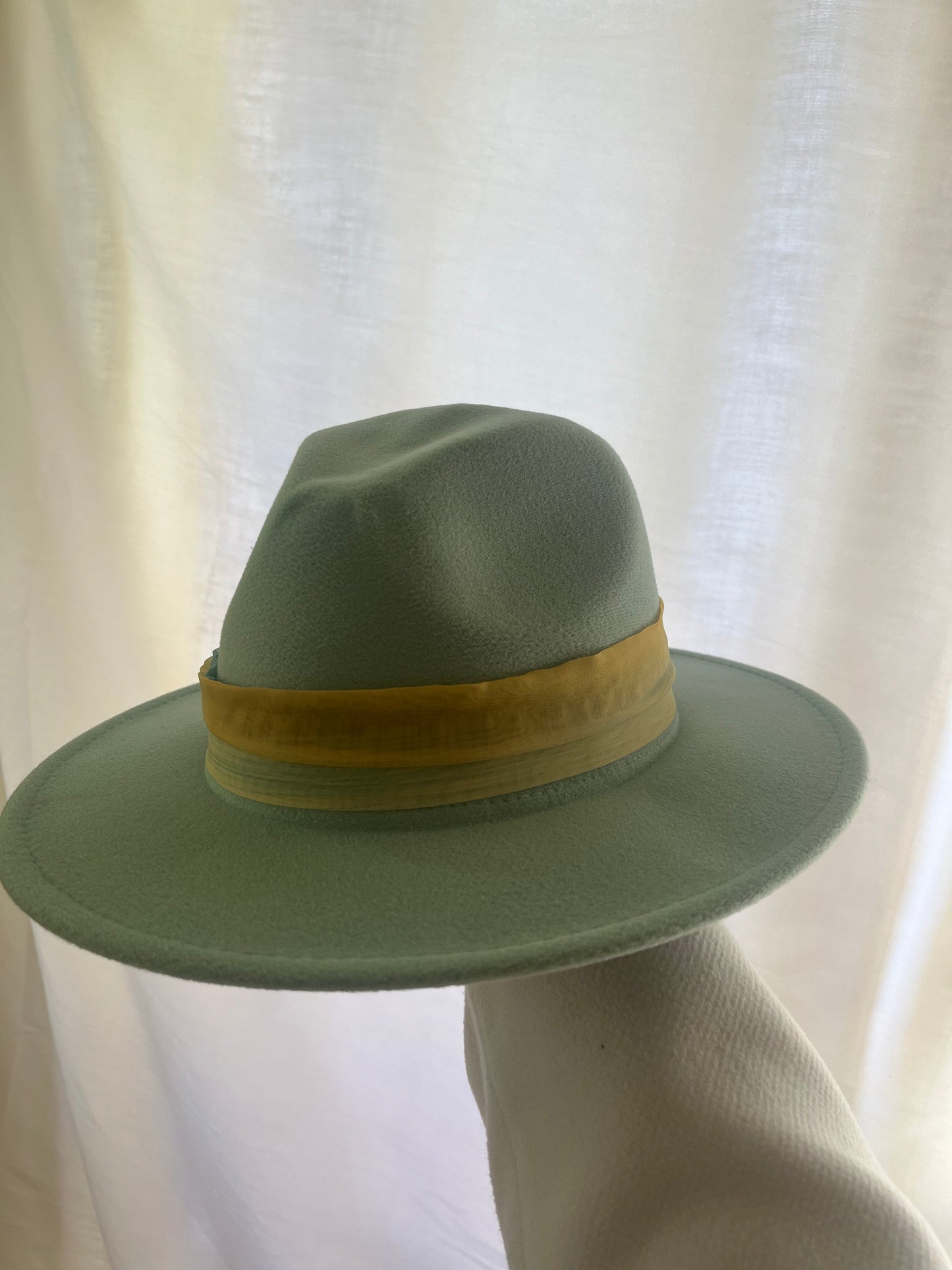 Cappello fedora acqua marina