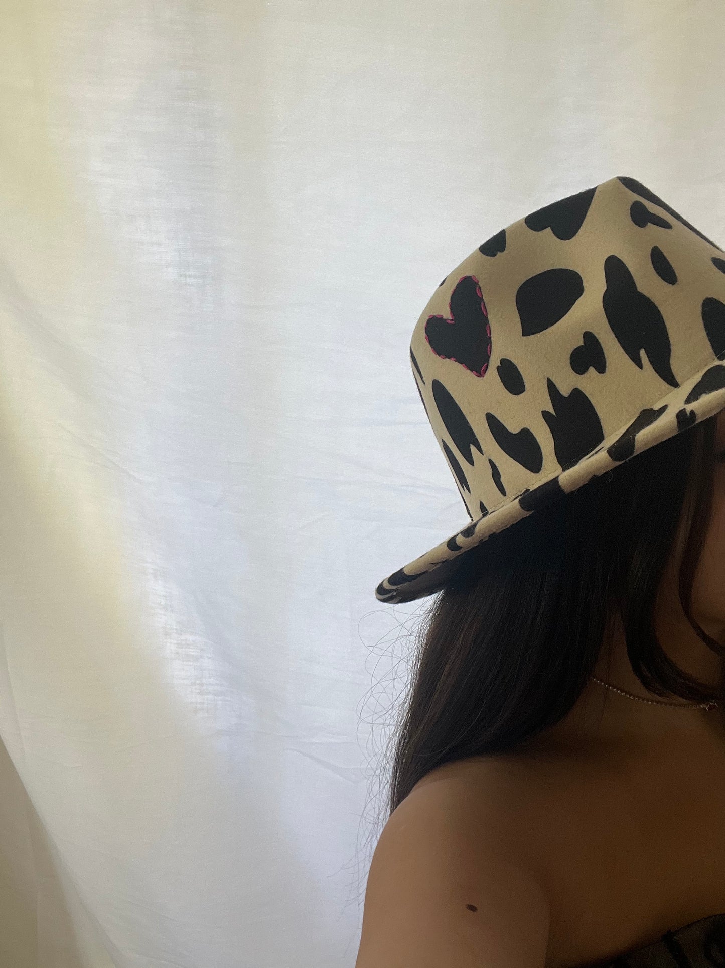 Cappello fedora “cow”