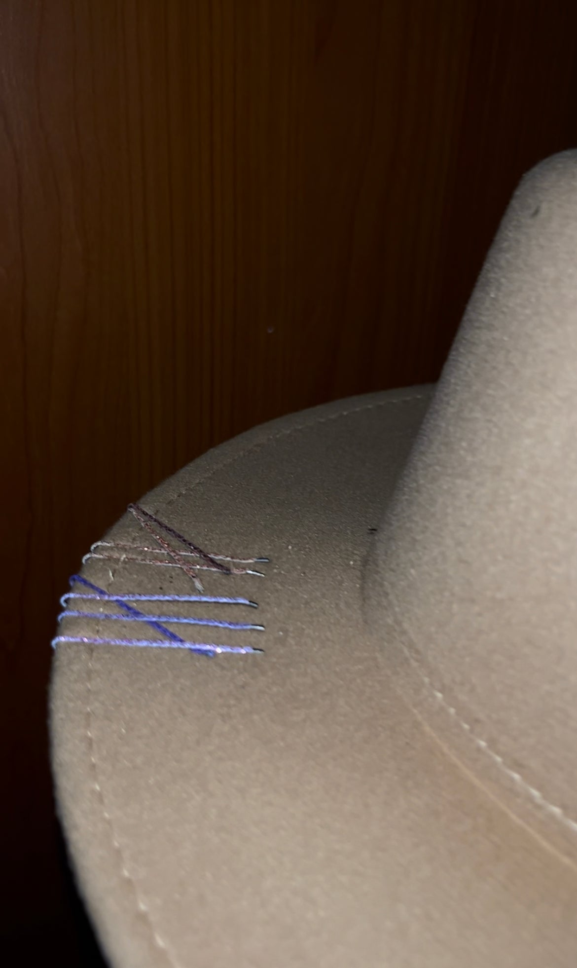 Cappello fedora “purple&brown”