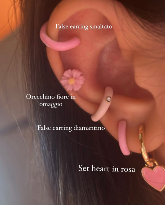 Orecchini rosa