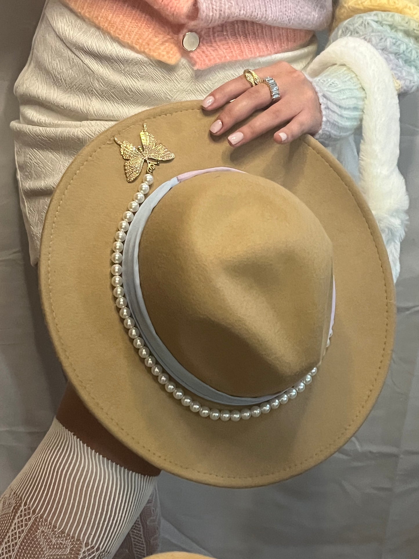 Cappello fedora “butterfly”